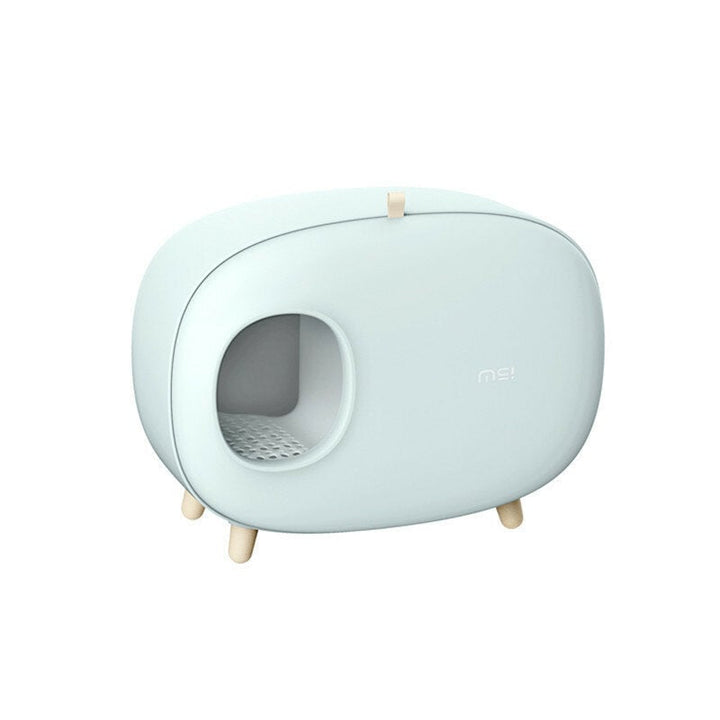 Cat Litter Box Fully Enclosed Large Space Toilet Training Anti Splash Deodorant Potty for Pet Supplies Bedpen Image 6