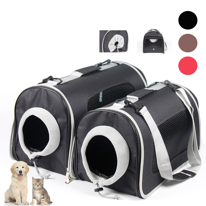 Cat Pet Carrier Bag Portable Pet Backpack Mesh Breathable Puppy Travel Bags for Outdoor Activities Dog Supplies Image 1