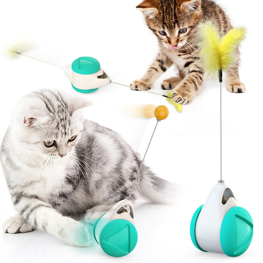 Cat Toy360 Tumbler Self-Spinning Toy with Catnip BallInteresting Interactive Toy for Puppy and Dog Image 1