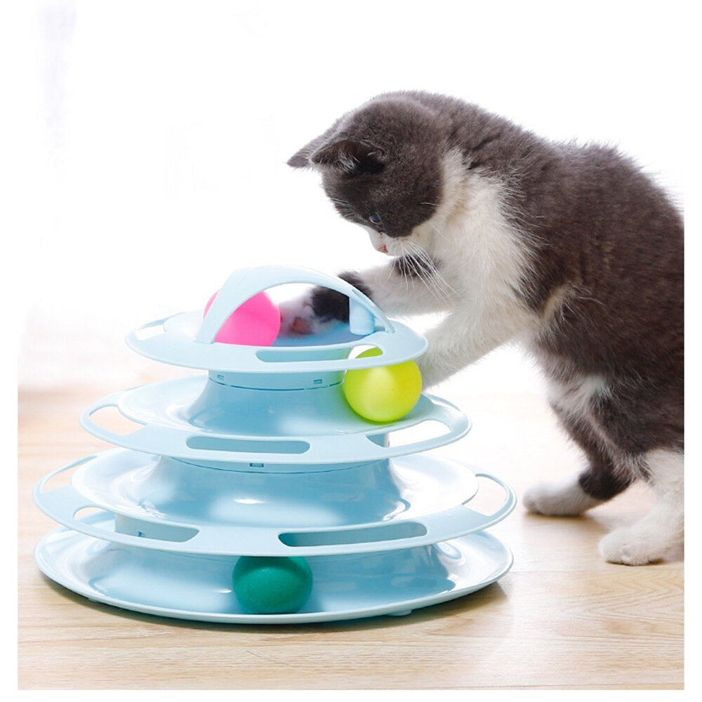Cat Tracks Cat toxical Exercise Puzzle Toy Image 3