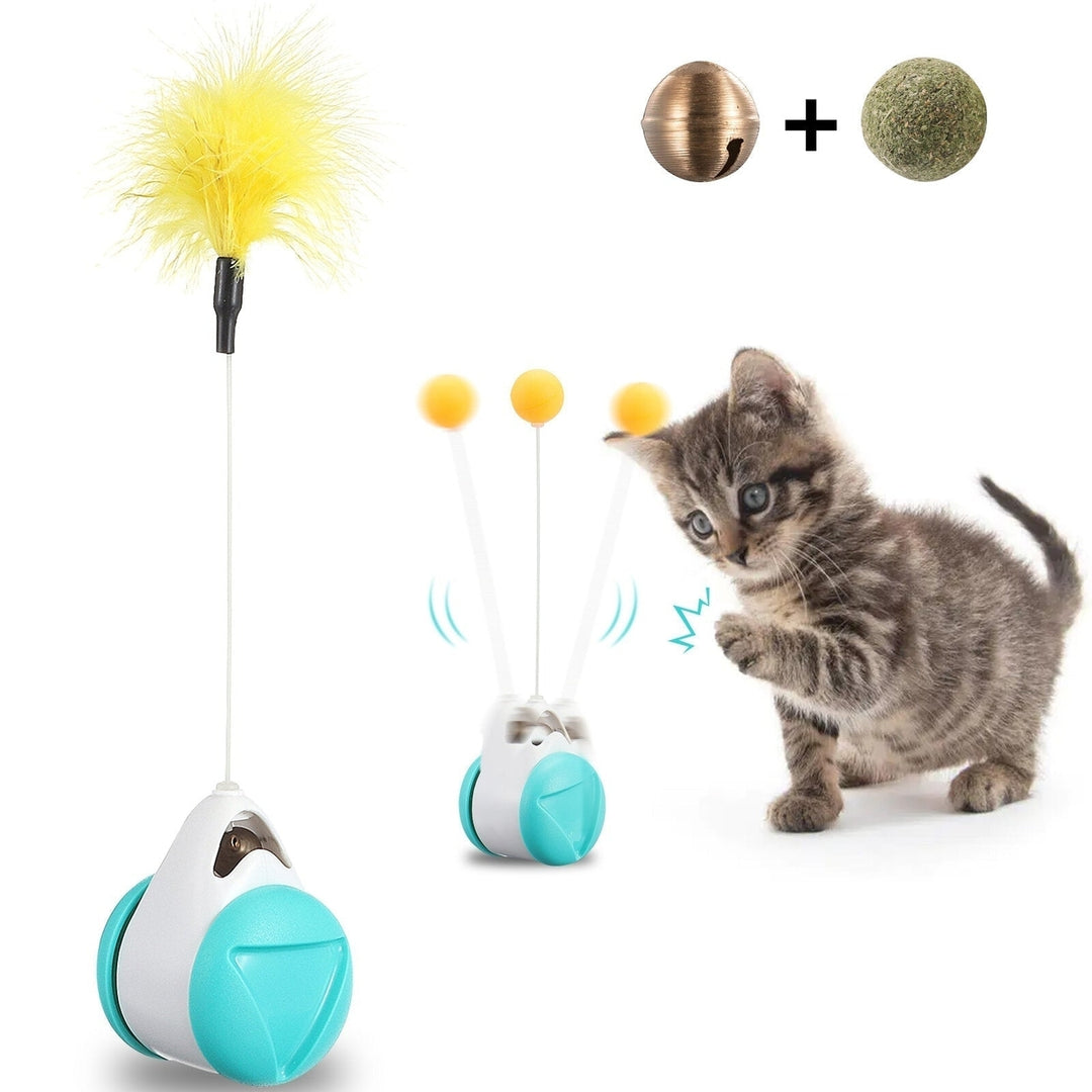 Cat Toy360 Tumbler Self-Spinning Toy with Catnip BallInteresting Interactive Toy for Puppy and Dog Image 9