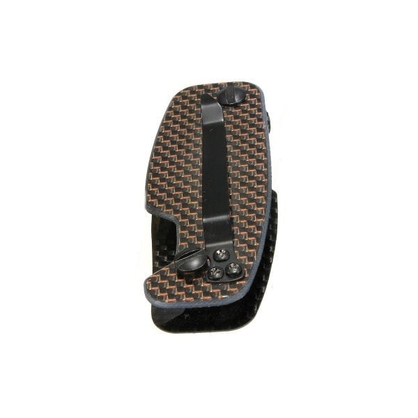 Carbon Fiber Light Weight Pocket Keychain DIY Key Clip Storage EDC Tool Image 1