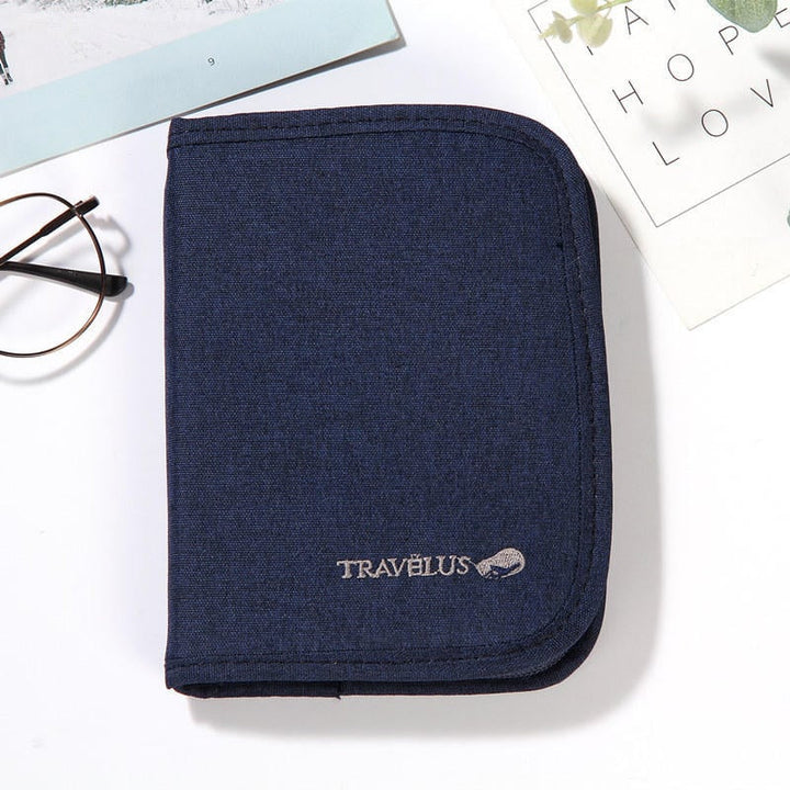Card Holder Oxford Cloth Minimalist Short  Document Pack Travel Package Ticket Cash Image 1