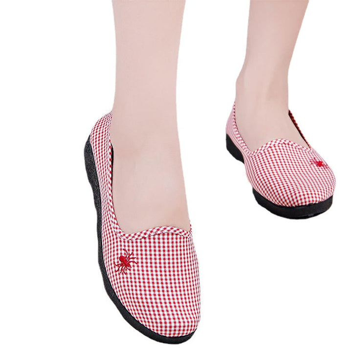 Casual Comfortable Breathable Slip On Flats Women Shoes Image 4