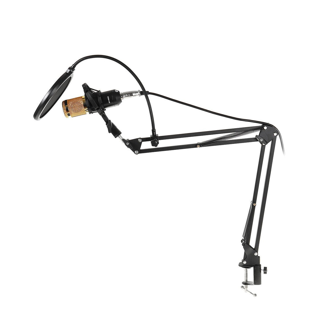 Condenser Microphone Kit 3.5mm Recording Mic Tripod Stand Set for Computer PC Karaoke Chat Skype YouTube Games Image 1