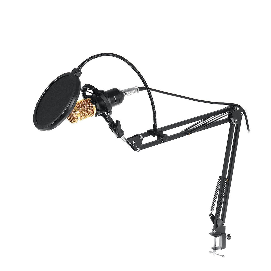 Condenser Microphone Kit 3.5mm Recording Mic Tripod Stand Set for Computer PC Karaoke Chat Skype YouTube Games Image 2
