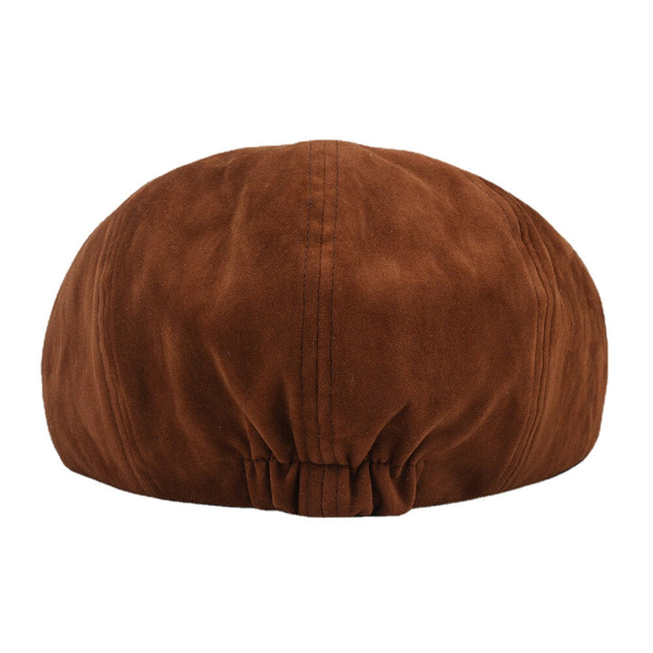 Collrown Unisex Corduroy Soft Retro Casual All-match Octagonal Hat Newsboy Hat Beret Hat Image 4