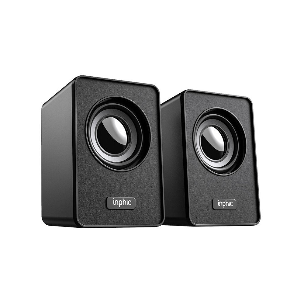 Computer Desktop Speaker 2.0 Channel Speaker System 4D Surround Sound HIFI Noise Reduction Widely Compatible Image 1