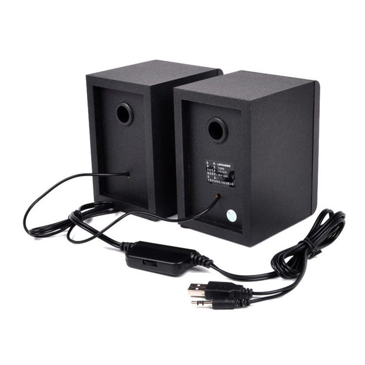 Computer Smart Portable Speaker 360HIFI Stereo Sound USB+3.5 Audio Interface Speaker Image 3
