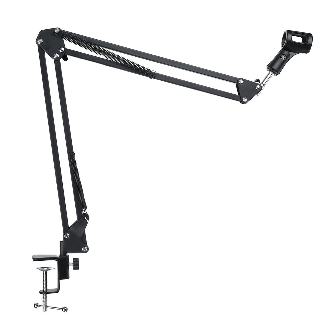 Condenser Microphone Live Studio Vocal Recording Mic Mount Boom Stand Kit Image 7