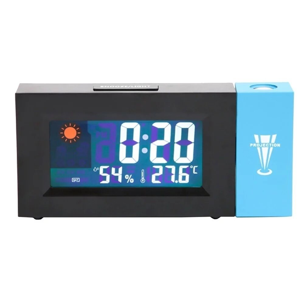 Digital Projector Weather Station Alarm Clock Perpetual Calendar Thermo-hygrometer Electronic LCD Clock Thermometer Image 6