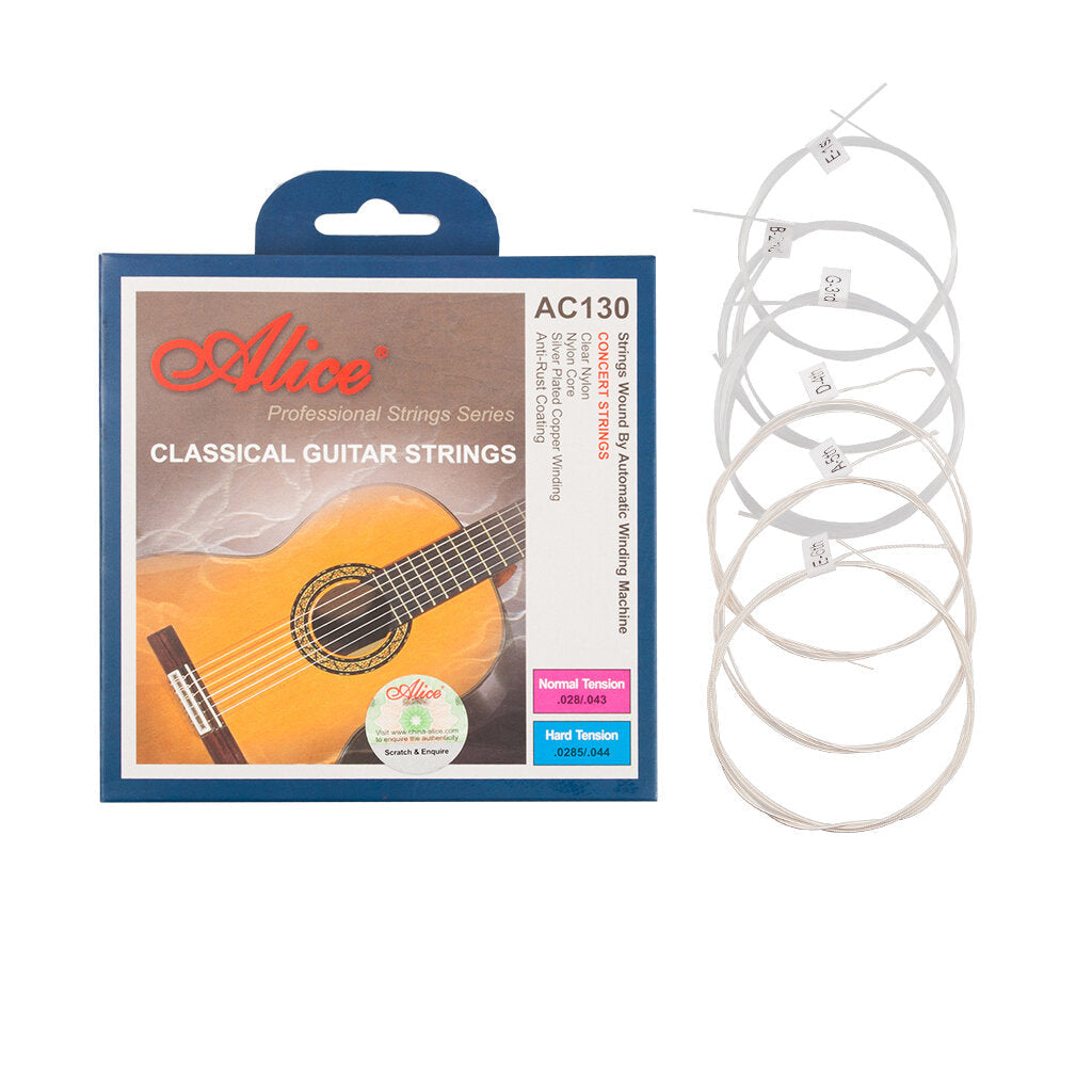 Classical Guitar Strings Set 0.028-0.043 Coated Copper Alloy Wound Plated Steel 4 Strings Image 4