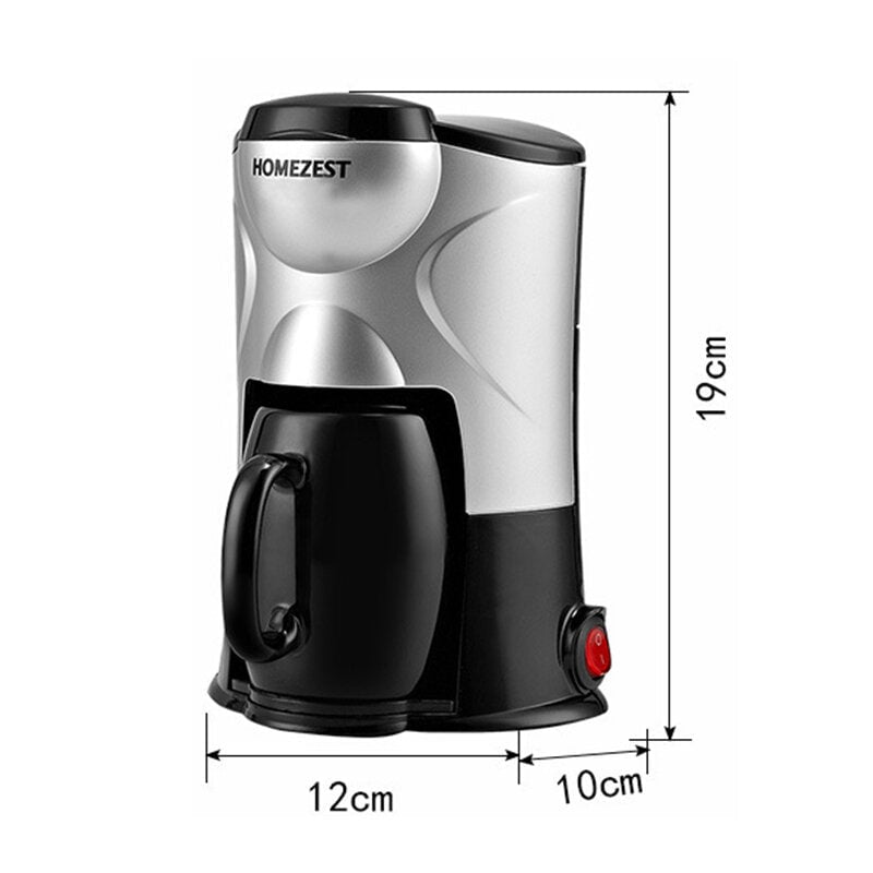 Coffee Maker 300W 150ml Single Serve Brewer Fully Automatic Portable American Coffee Machine Image 2