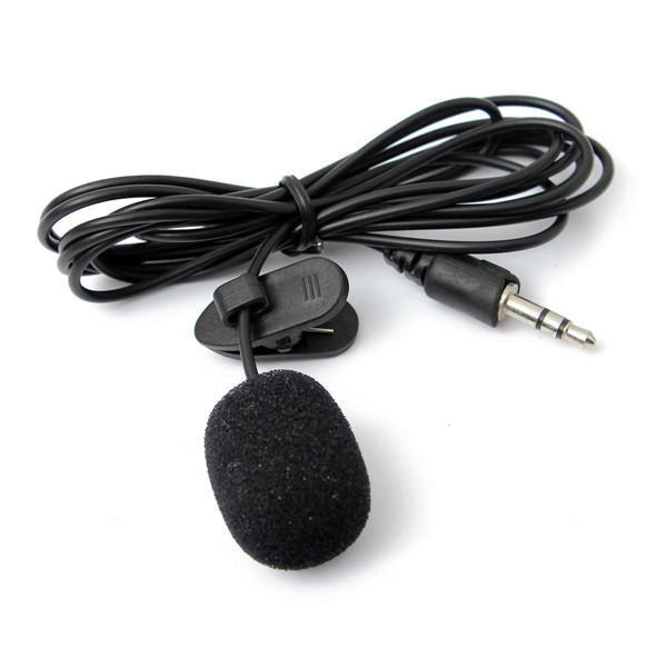 Collar Mini 3.5mm Tie Lapel Lavalier Clip Microphone For Lectures Teaching Image 1