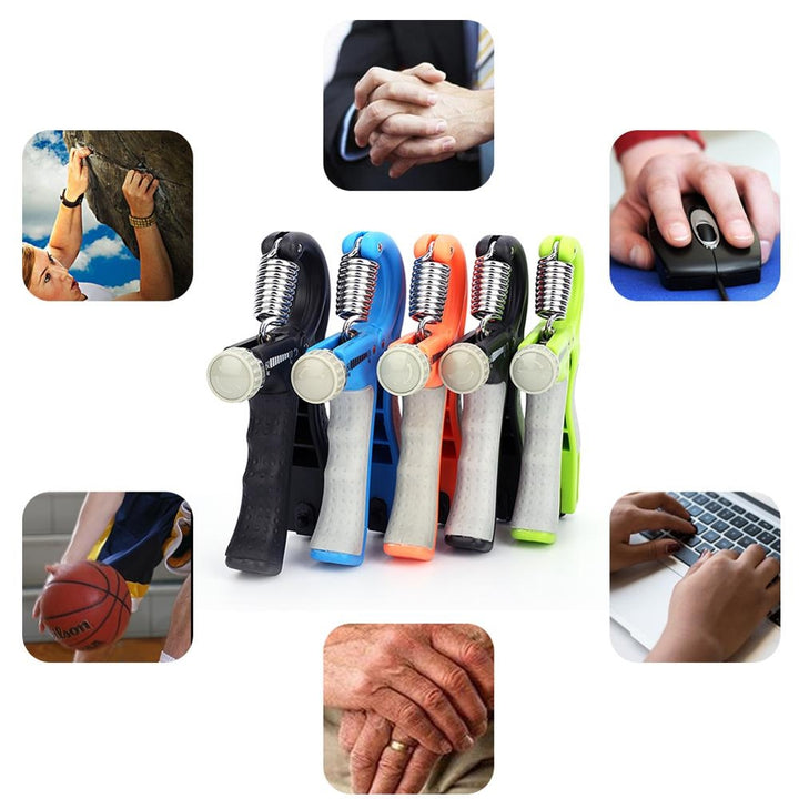 Counter Heavy Gripper Fitness Hand Exerciser Grip Wrist Training Increase Strength Spring Finger Pinch Carpal Expander Image 4