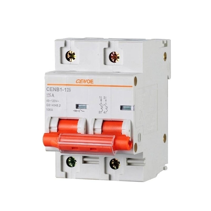 Circuit Breaker MCB Breakers with Short-circuit and Overload Protection,2P DC1000V 63A 80A 100A 125A DC Image 3
