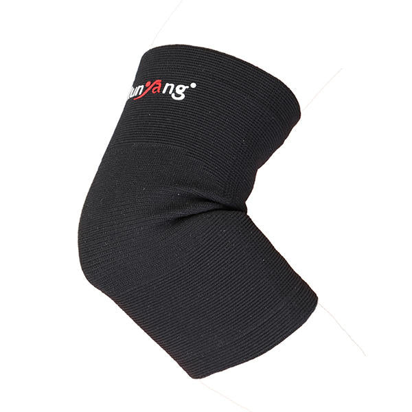 Classic Black Breathable Sports Elbow Sleeve Brace Pad- 1PC Image 1