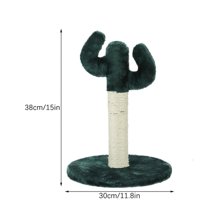 Cute Cactus Pet Cat Tree Toys with Ball Scratcher Posts for Cats Kitten Climbing Tree Cat Toy Protecting Furniture Image 9