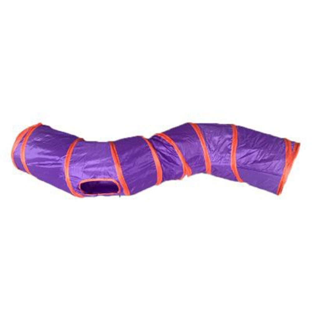 Collapsible Cat Tunnel Interactive Rabbit Tunnel Toys Indoor Pet Toys Play Tunnels for Cats Kittens Rabbits Puppies Image 6