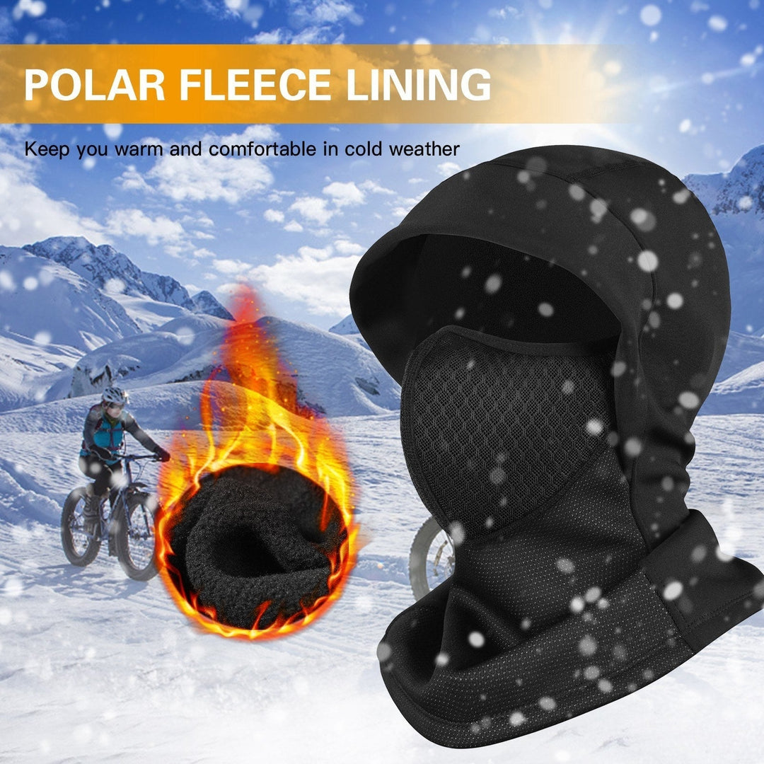Cold Weather Balaclava Mask Windproof Thermal Winter Neck Warmer Scarf for Cycling Motorcycling Running Skiing Image 7