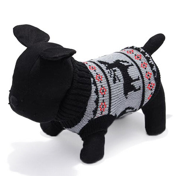 Deer Pet Dog Knitted Breathable Sweater Outwear Apparel Image 6