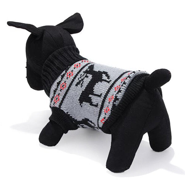 Deer Pet Dog Knitted Breathable Sweater Outwear Apparel Image 7