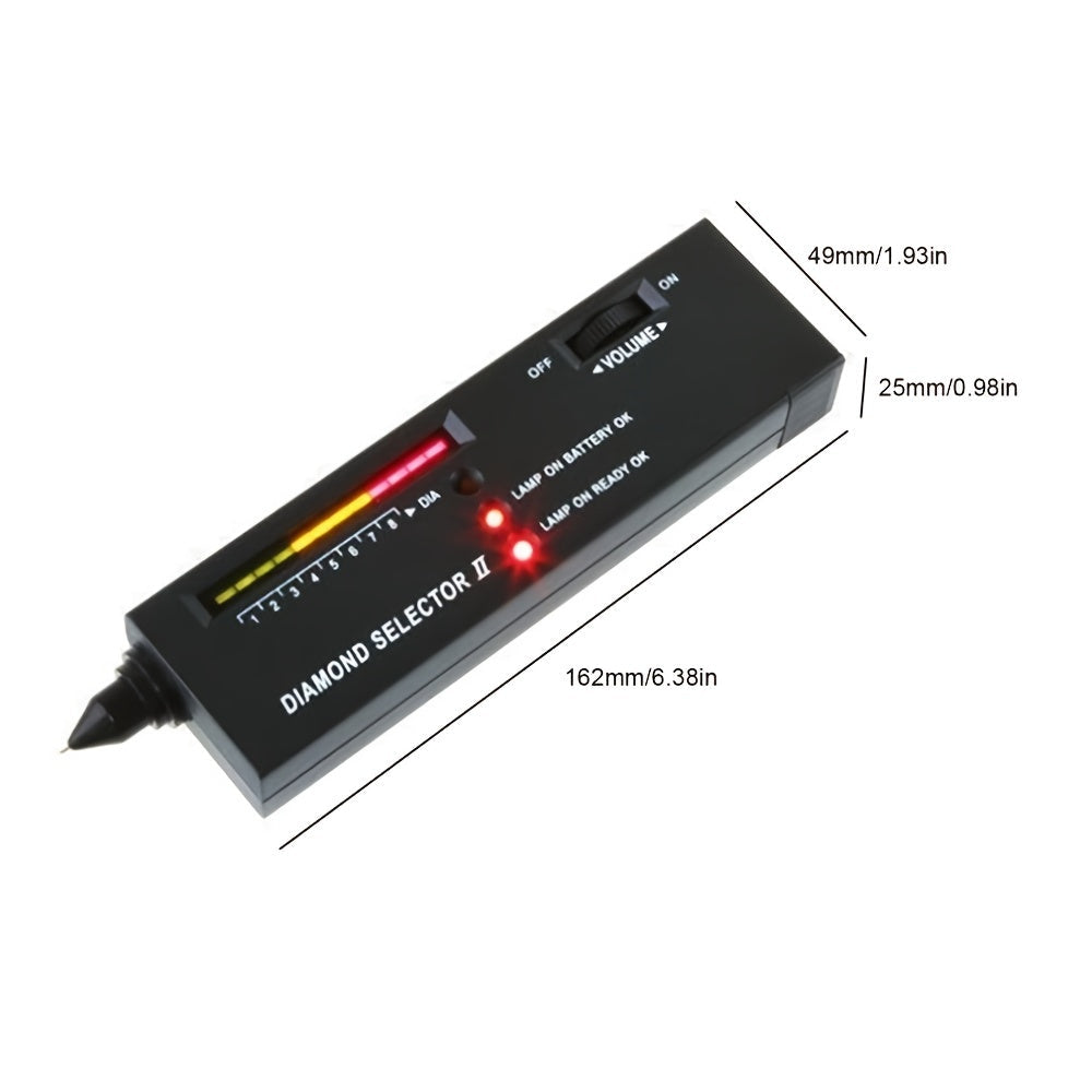 Diamond Tester Pen Portable Gemstone Detector Tool with LED Indicator Image 4
