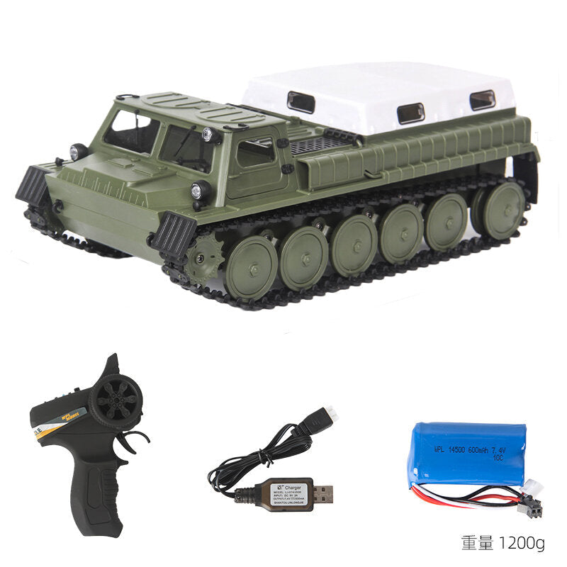 Crawler Transport Remote Control Vehicle RC Tank Car Full Propotional Control Image 1