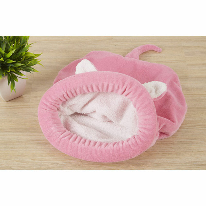 Cute Cat Sleeping Warm Bag Dog Bed Pet Puppy House Soft Mat Cushion Pets Accessories Image 8