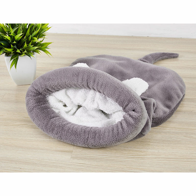 Cute Cat Sleeping Warm Bag Dog Bed Pet Puppy House Soft Mat Cushion Pets Accessories Image 10