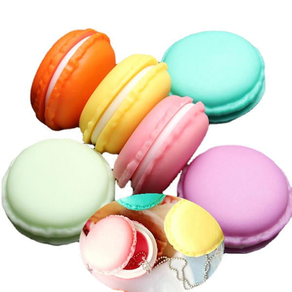 Cute Candy Color Macaron Mini Birthday Gift Box Waterproof Storage Jewelry Rings Pill Box Image 12