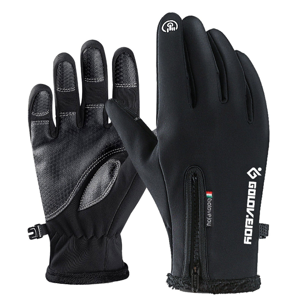 Cycling-Gloves Full Finger Road Bike Thermal Mittens Touchscreen Winter Warm-Gloves Mountain Riding Workout Motorcycle Image 2