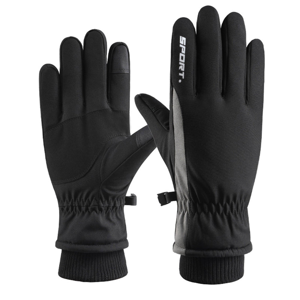 Cycling-Gloves Full Finger Road Bike Thermal Mittens Touchscreen Winter Warm-Gloves Mountain Riding Workout Motorcycle Image 2