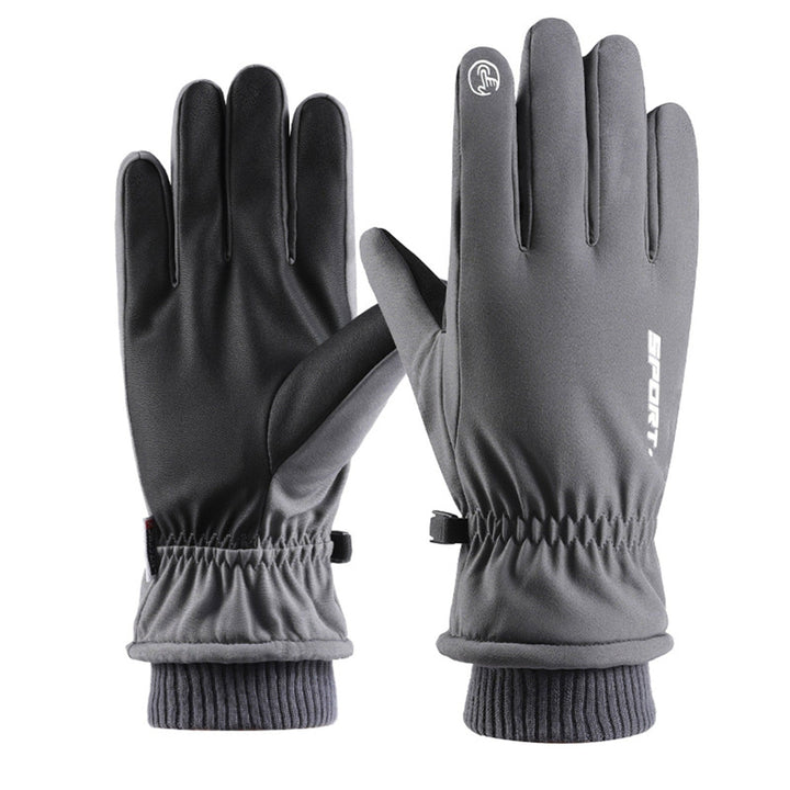 Cycling-Gloves Full Finger Road Bike Thermal Mittens Touchscreen Winter Warm-Gloves Mountain Riding Workout Motorcycle Image 3