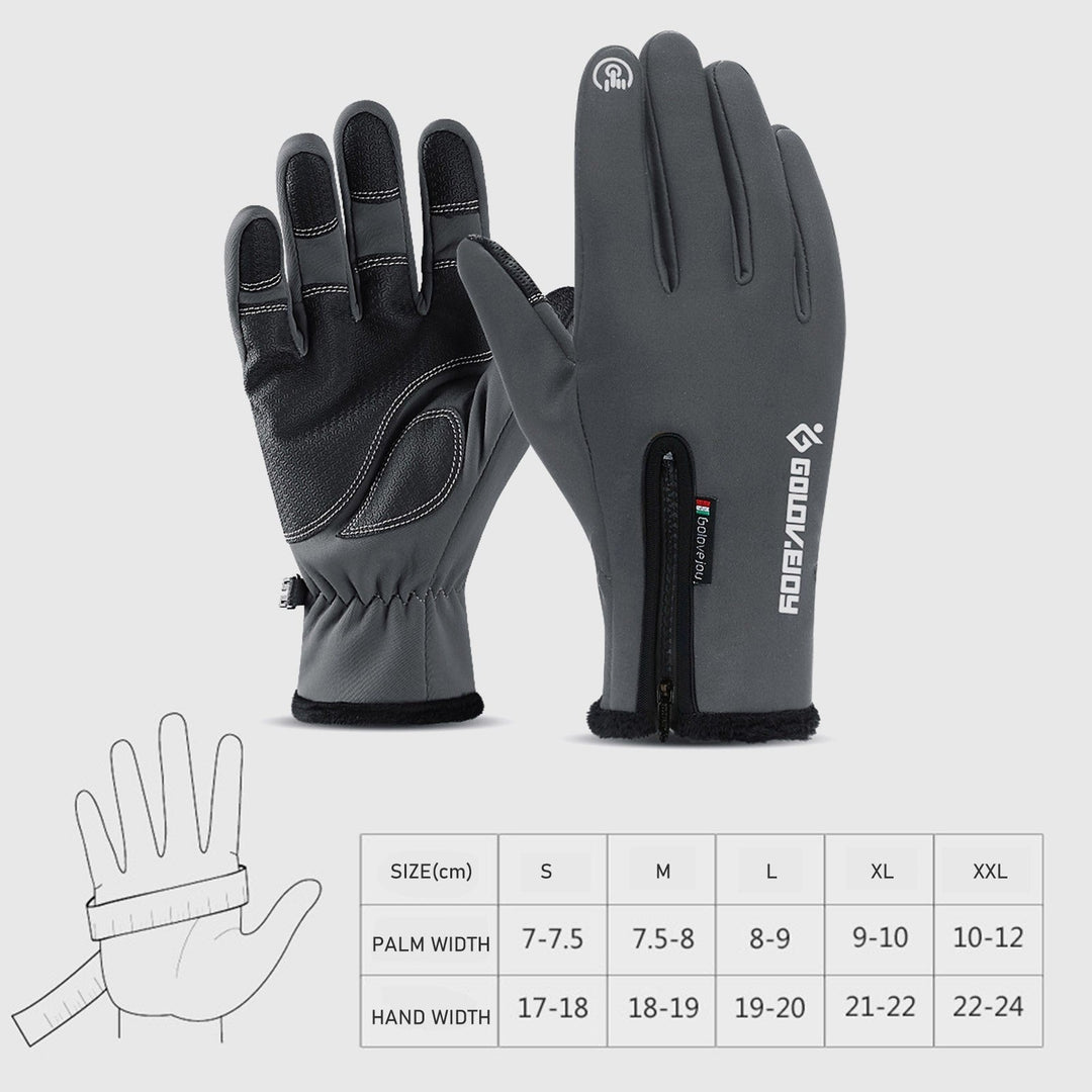 Cycling-Gloves Full Finger Road Bike Thermal Mittens Touchscreen Winter Warm-Gloves Mountain Riding Workout Motorcycle Image 6