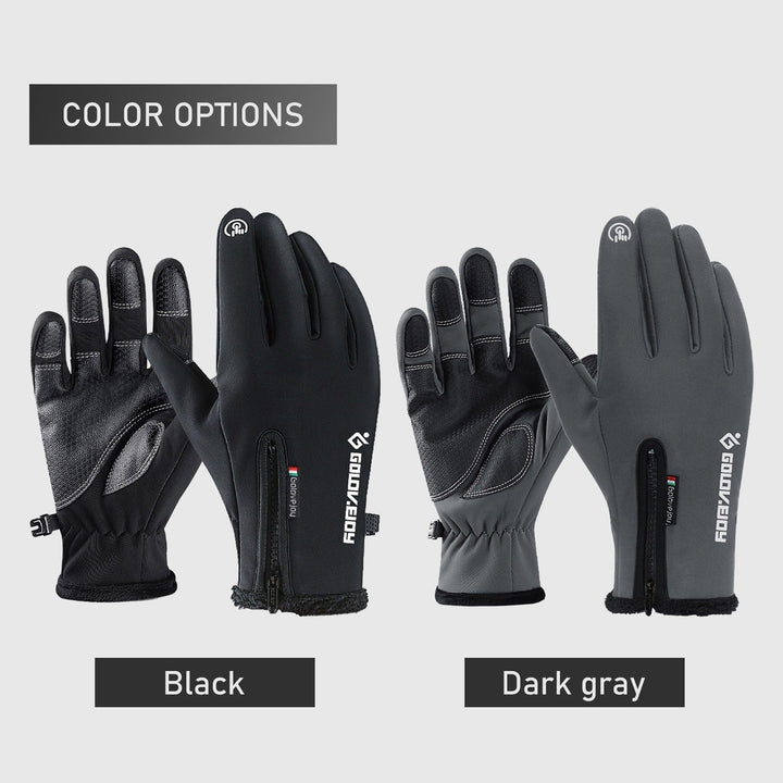 Cycling-Gloves Full Finger Road Bike Thermal Mittens Touchscreen Winter Warm-Gloves Mountain Riding Workout Motorcycle Image 8