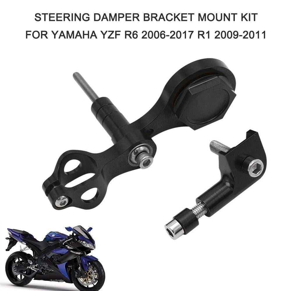 Damper Bracket Steering Mount Kit Motorcycle Stabilizer Mounting Replacement Image 7