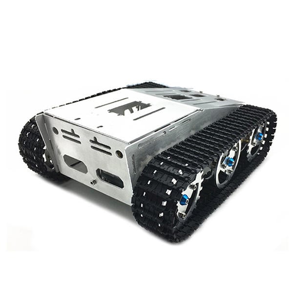 DIY Self-assembled RC Robot Tank Car Chassis With Crawler Kit Image 1