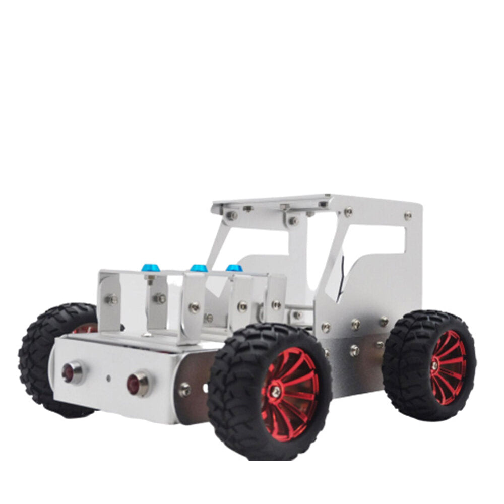DIY Tractor Aluminous Smart RC Robot Car Chassis Base Kit Image 1