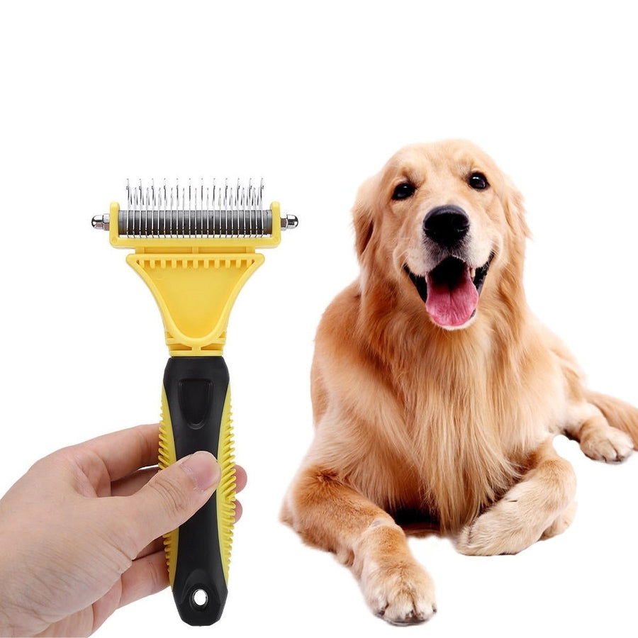 Dog Brush for Shedding-Best Cat Grooming Comb Tools Pet Hair Trimmer Clipper Image 1
