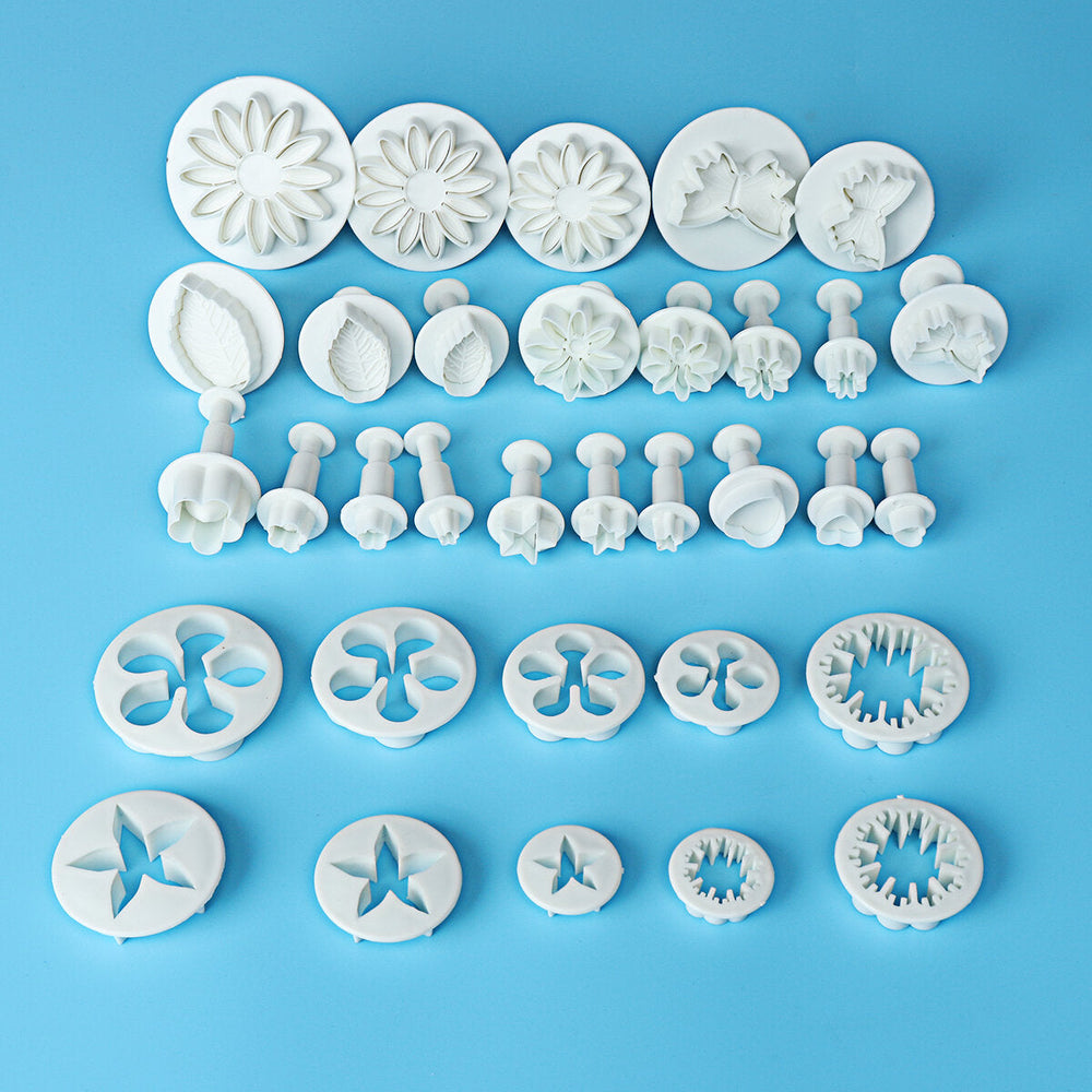 DIY Fondant Cake Cutter Embossing Mold Printing Tool Candy Biscuit Baking Set Image 2