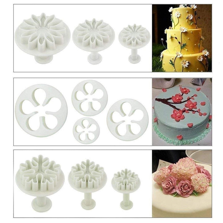 DIY Fondant Cake Cutter Embossing Mold Printing Tool Candy Biscuit Baking Set Image 9