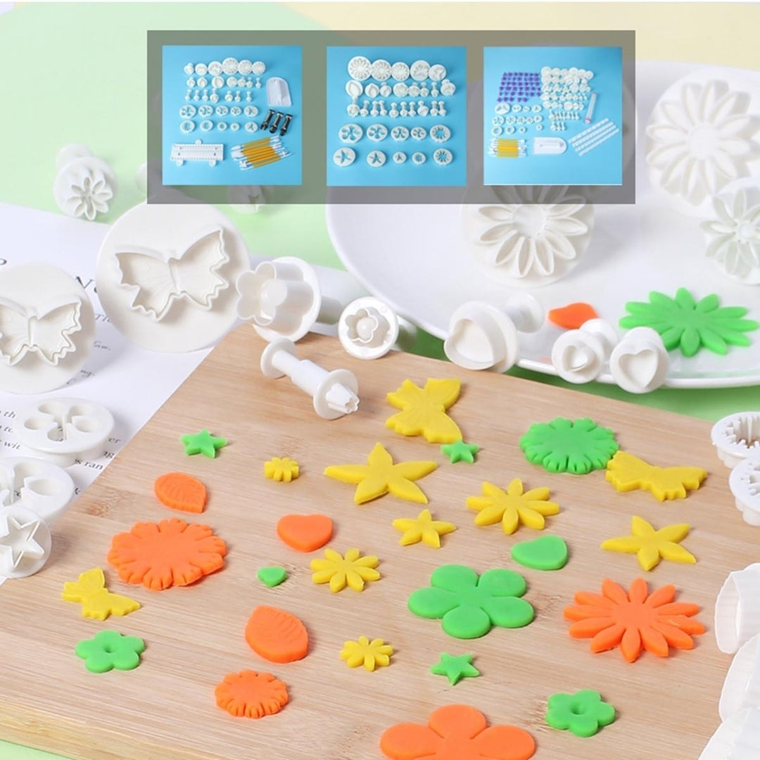 DIY Fondant Cake Cutter Embossing Mold Printing Tool Candy Biscuit Baking Set Image 10