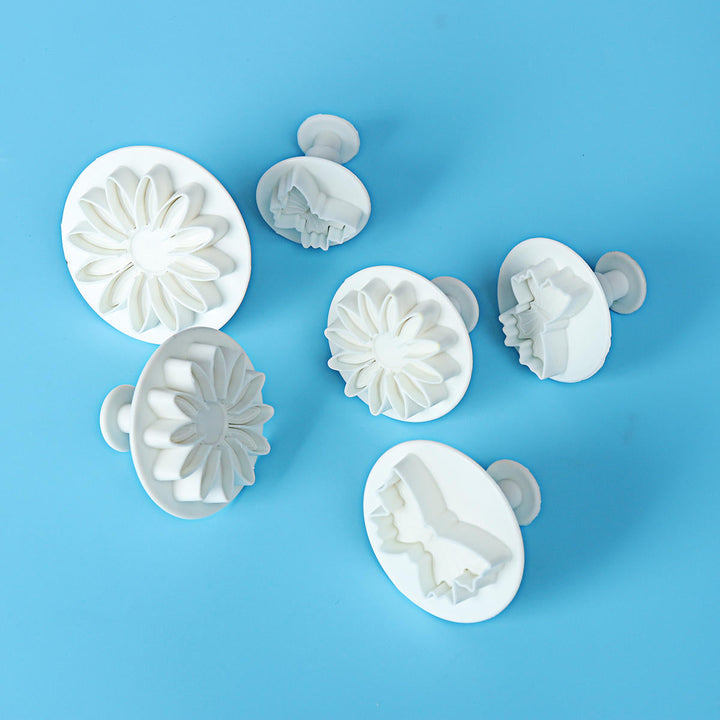 DIY Fondant Cake Cutter Embossing Mold Printing Tool Candy Biscuit Baking Set Image 11