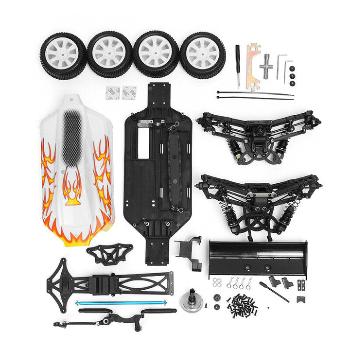 DIY Car Kit 2.4G 4WD 1/10 Scale RC Off Road Buggy Without Electronic Parts Image 7