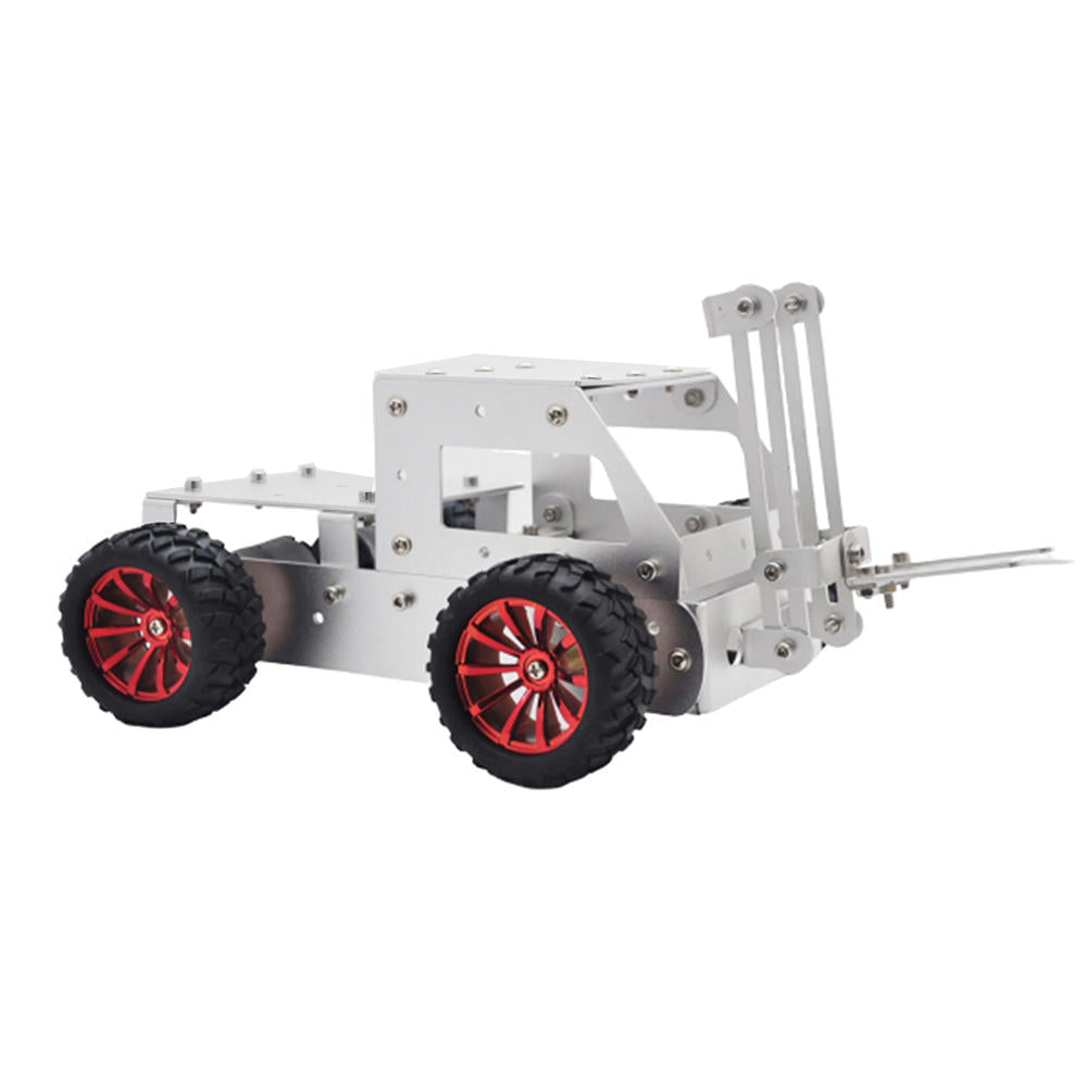 DIY Forklift Truck Car Aluminous Smart RC Robot Car Chassis Base Kit Image 2