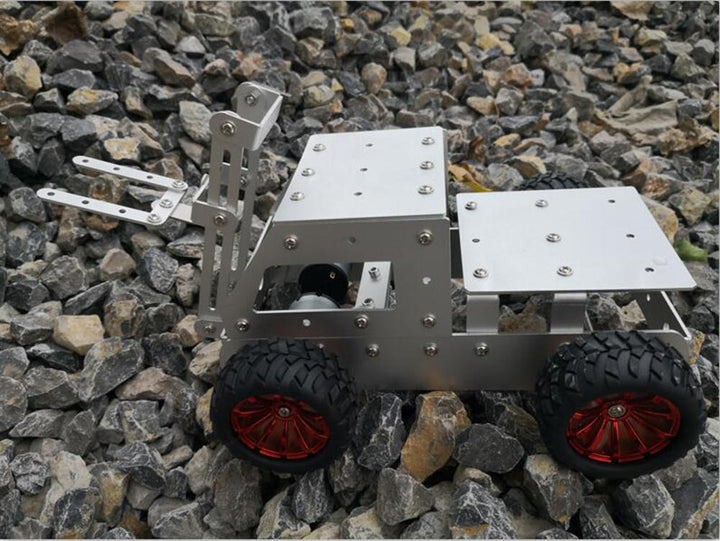 DIY Forklift Truck Car Aluminous Smart RC Robot Car Chassis Base Kit Image 6