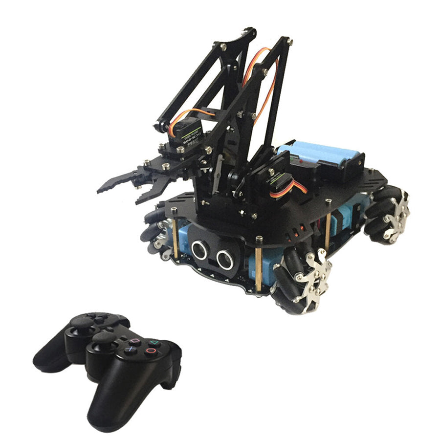 DIY Programmable Ultrasonic Avoidance With Omni Wheels Smart RC Robot Arm Tank Compatible Image 1