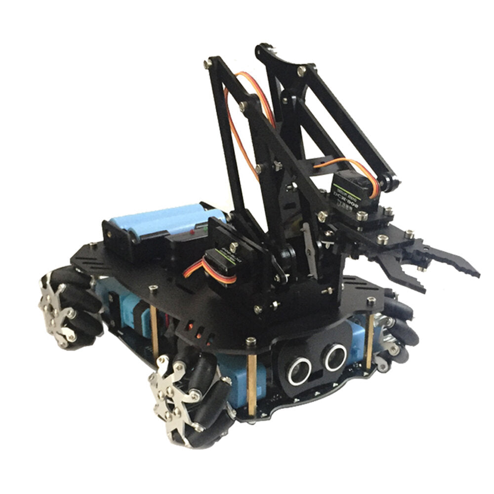 DIY Programmable Ultrasonic Avoidance With Omni Wheels Smart RC Robot Arm Tank Compatible Image 2