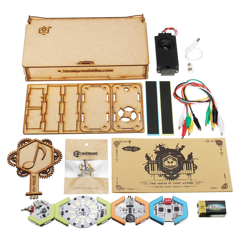 DIY Programmable Digital Electronic Kit Block Music Play Touch Sound Speaker For Kids Image 12